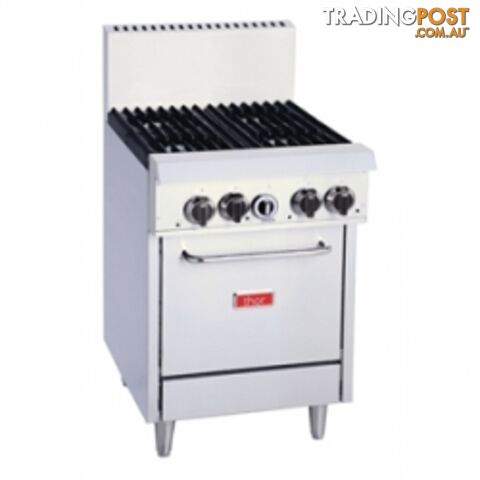 Oven ranges - Thor GH100 - 4 Burner Gas Oven Range - Catering Equipment - Restaurant Equipment