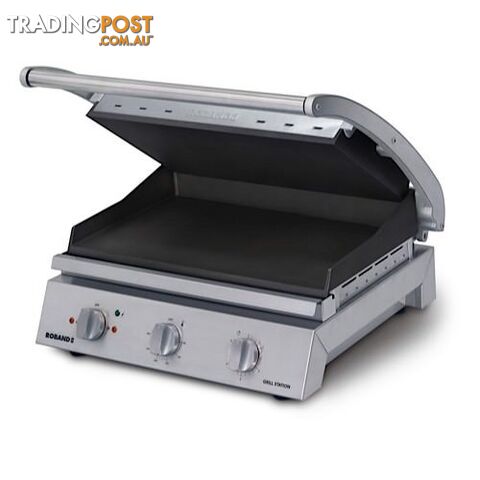 Contact grills - Roband GSA810ST- 8 slice, smooth non-stick plates - Catering Equipment - Restaurant