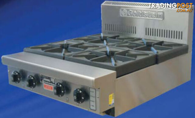 Cooktops - Goldstein PFB-12G-2 - 2 gas burners cooktop, 300mm griddle - Catering Equipment