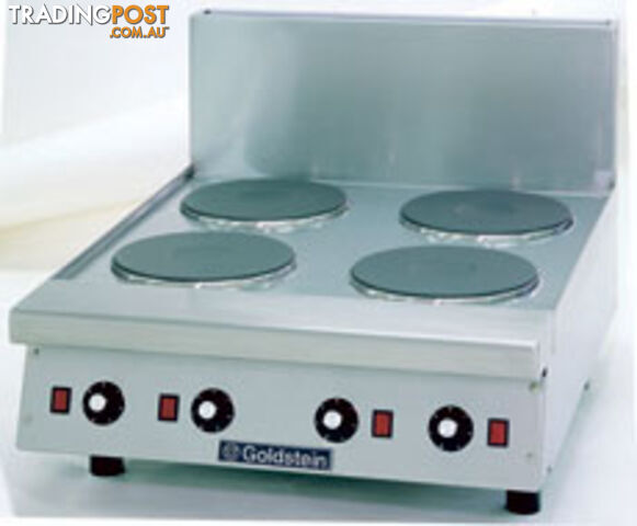 Cooktops - Goldstein PEB-2S-12G - 2 burners, 300mm griddle electric cooktop -...