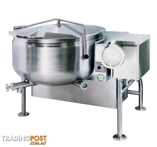 Boiling kettles - Cleveland KGL40TSH - 150L short series gas tilting kettle - Catering Equipment