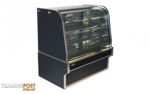 Ambient displays - Koldtech KT.NRCD.9 - 900mm, curved glass, 3 tier - Catering Equipment