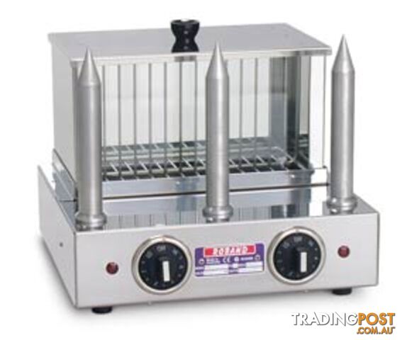 Hot dog machines - Roband M3 - Hot dog steamer with 3 bun spikes- Catering Equipment - Restaurant