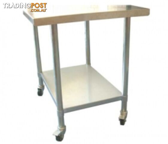 Stainless steel - Brayco 3036 - Flat Top Stainless Steel Bench (762mmWx914mmL) - Catering Equipment