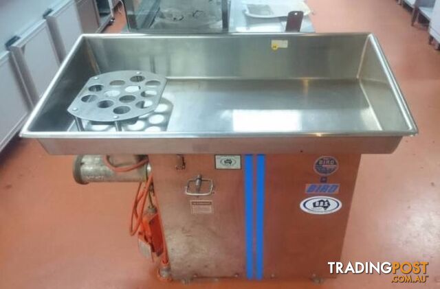  Meat Mincer - Biro 346SS Manual Feed Grinder/Mincer - Catering Equipment