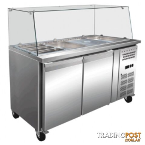 Refrigeration - Exquisite SBC450H - 1.5m preparation counter/sandwich bar - Catering Equipment