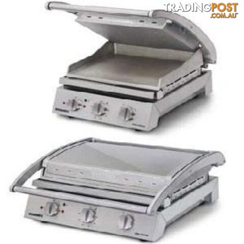 Contact grills - Roband GSA810S - 8 slice, smooth plates - Catering Equipment - Restaurant Equipment