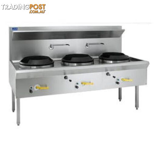 Woks - Luus WL-3C - waterless triple wok cooker - Catering Equipment - Restaurant Equipment