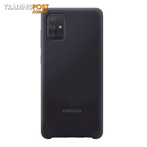 Samsung Galaxy A71 Silicone Cover - Black
