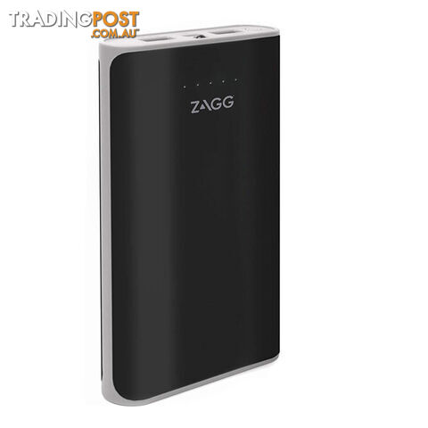 Zagg Ignition 12 12000mAh 2.1A Power Bank with LED Torch - Black