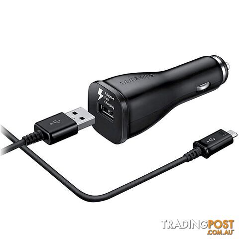 Samsung USB Fast Car Charger/Adapter 5V/9V (Max 2.0A) EP-LN915UBEGWW  - Black