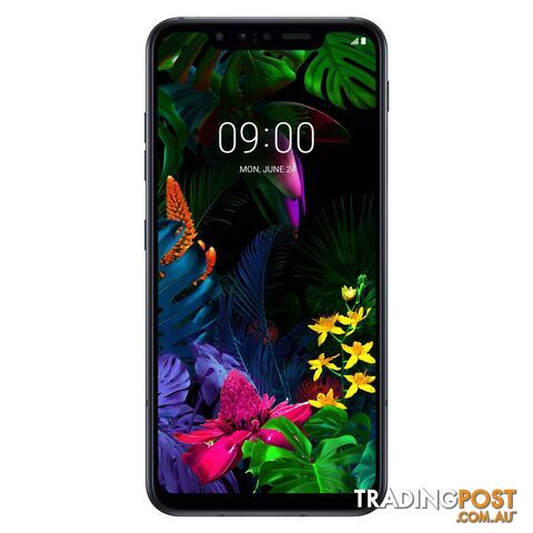 LG G8s ThinQ (Dual Sim 4G/4G, 128GB/6GB) - Mirror Black - LMG810D.ATELMB - Black - LGG8SBLK