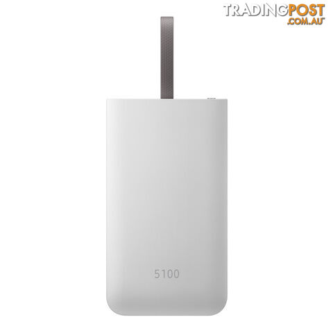 Samsung 5.1A 5100mAh Fast Charge USB-C Battery Pack - Silver