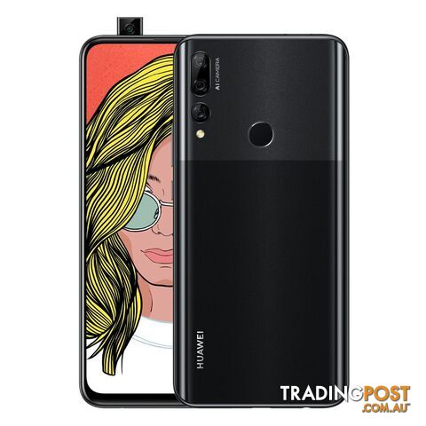 Huawei Y9 Prime 2019 (Dual Sim 4G/4G, 128GB/4GB) - Midnight Black - STK-L22-BLK - Black - HWY9PBLK