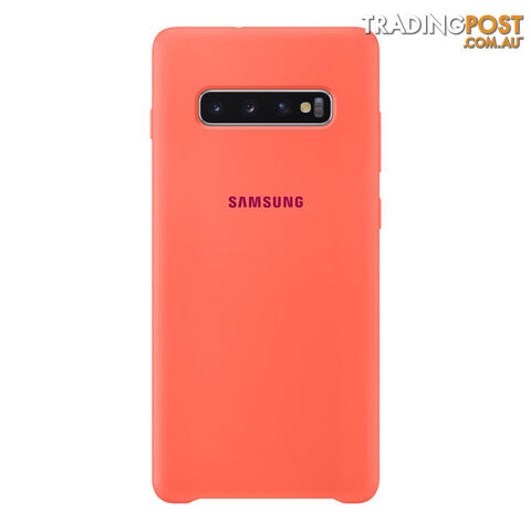 Samsung Galaxy S10+ Plus Silicone Cover - Berry Pink