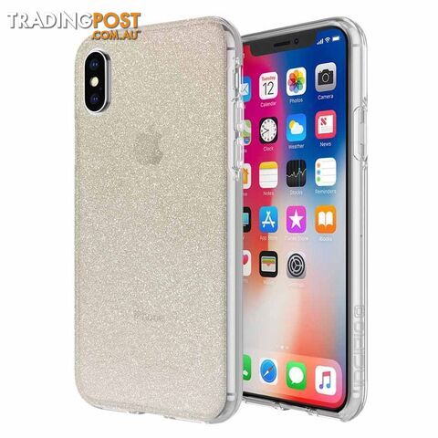 Incipio Design Series Case for iPhone X - Champagne Glitter