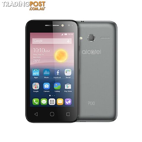 Alcatel OneTouch Pixi 4 4017X (3G, 3.5", 2MP, Optus Unlocked) - Black MPN:...