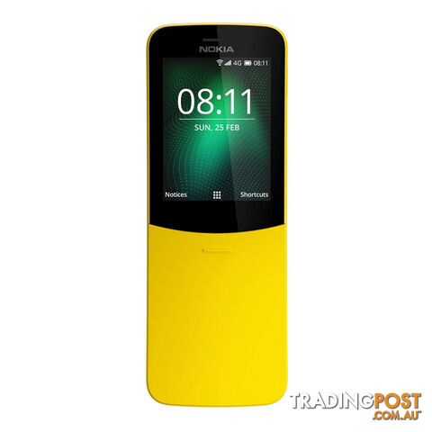 Nokia 8110 (4G, Keypad) - Yellow