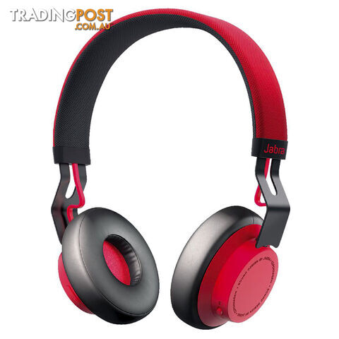 Jabra Move Bluetooth Wireless Headphones - Red