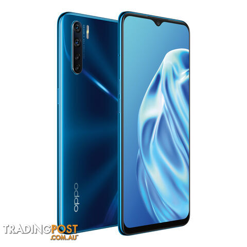 OPPO A91 (Dual SIM 4G, 48MP, 128GB/8GB) - Blazing Blue