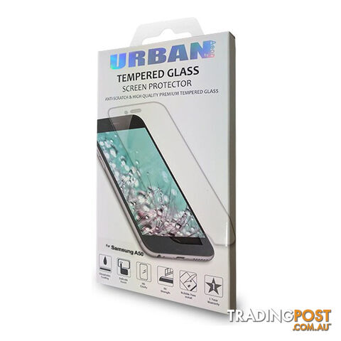 Urban Glass Screen Protector For Samsung A20/A30/A50 - GLASSA50 - Clear - 9017236606877