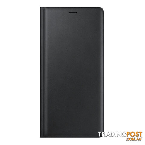 Samsung Galaxy Note 9 Leather Wallet Cover - Black