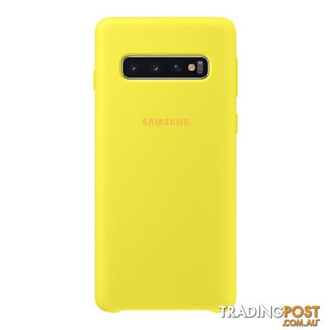 Samsung Galaxy S10 Silicone Cover - Yellow