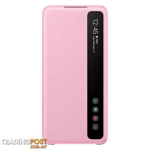 Samsung Galaxy S20 Clear View Cover - Pink