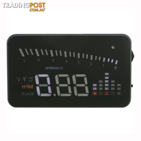 Scosche Heads Up OBD II LED Display HUD2 - HUD2 - Black - 033991057159