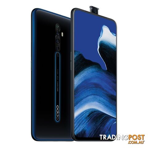 OPPO Reno 2Z (Dual Sim 4G/4G,128GB/8GB, 48MP) - Luminous Black - CPH1951 - Black - OPPORENO2ZBLK