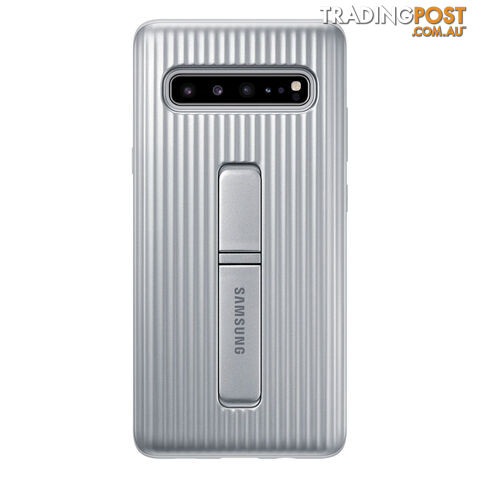 Samsung Galaxy S10 5G Protective Standing Cover - Silver