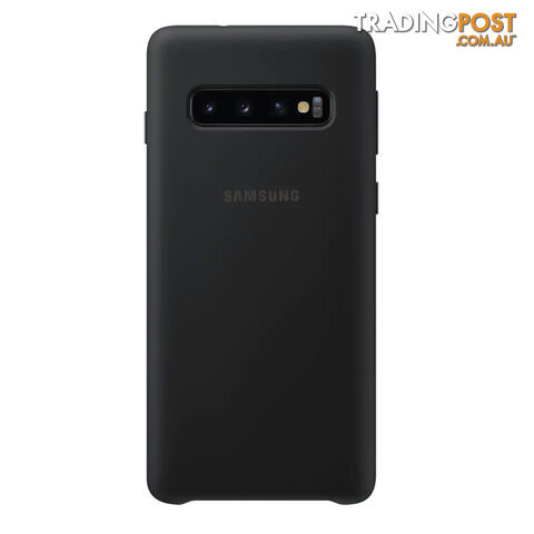 Samsung Galaxy S10 Silicone Cover - Black - EF-PG973TBEGWW - Black - 8801643640279