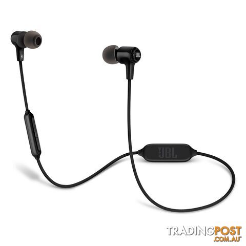 JBL E25BT Wireless In-Ear Headphones - Black - JBLE25BTBLK - Black - 6925281921087
