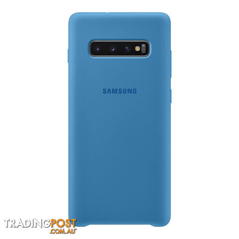 Samsung Galaxy S10+ Plus Silicone Cover - Blue