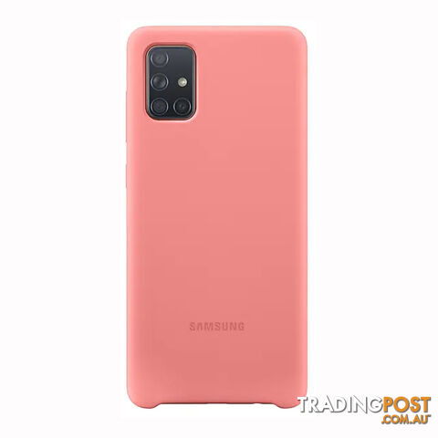 Samsung Galaxy A71 Silicone Cover - Pink MPN: EF-PA715TPEGWW