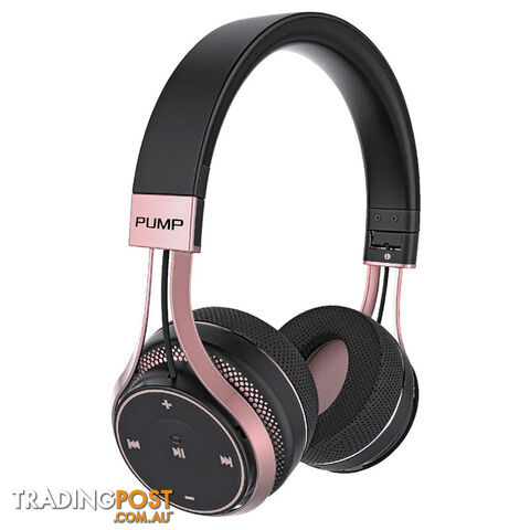 Blueant Pump Soul Bluetooth Wireless on Ear Stereo Headset - Rose Gold - PUMP-SOUL-BR - Rose Gold - 878049003395