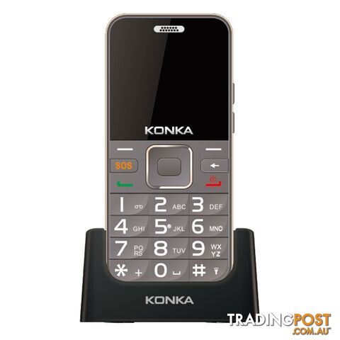 Konka U6 (3G, Keypad, 5MP) - Mocha Gold