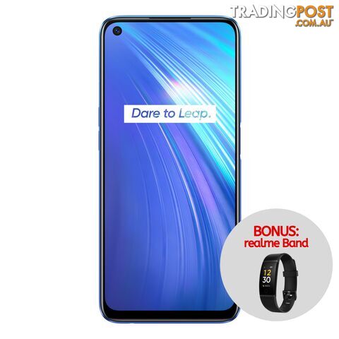 realme 6 (Dual Sim 4G, Bonus realme Band w/ Redemption) - Comet Blue -...