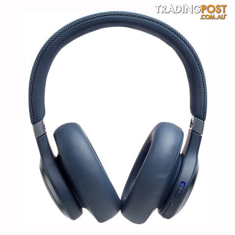 JBL Live 650BTNC Wireless Over-Ear Noise-Cancelling Headphones - Blue - JBLLIVE650BTNCBLU - Blue - 6925281940828