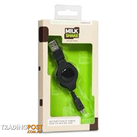 MilkShake Retractable Cable USB to Micro USB / Apple 30 Pin