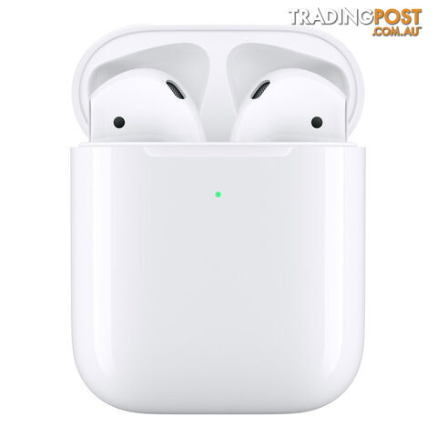 Apple AirPods (2nd Gen) with Wireless Charging Case A2032 - White - MRXJ2ZA/A - White - 190198764805