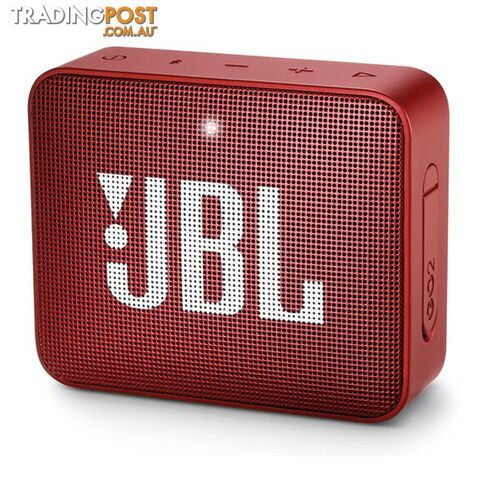 JBL GO 2 Portable Mini Bluetooth Speaker - Ruby Red - JBLGO2RED - Red - 6925281931857