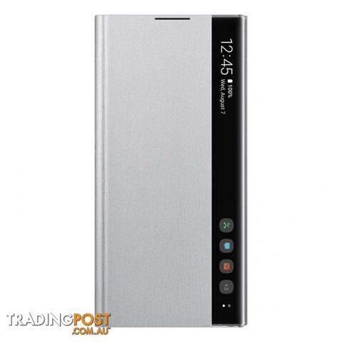 Samsung Galaxy Note 10+ Plus Clear View Cover - Silver
