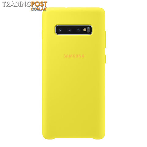 Samsung Galaxy S10+ Plus Silicone Cover - Yellow