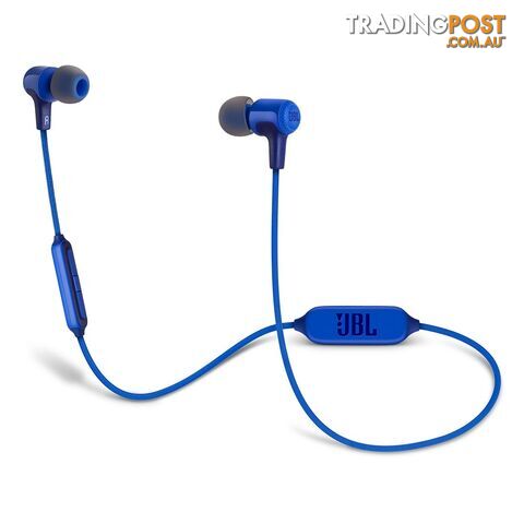 JBL E25BT Wireless In-Ear Headphones - Blue - JBLE25BT - Blue - 6925281921094