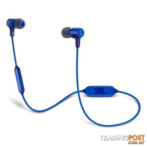 JBL E25BT Wireless In-Ear Headphones - Blue - JBLE25BT - Blue - 6925281921094