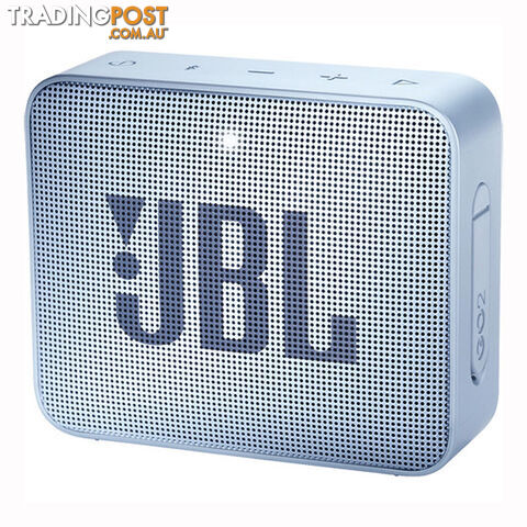 JBL GO 2 Portable Mini Bluetooth Speaker - Cyan - JBLGO2CYAN - Cyan - 6925281938542