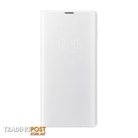 Samsung Galaxy S10+ Plus LED View Wallet Cover - White