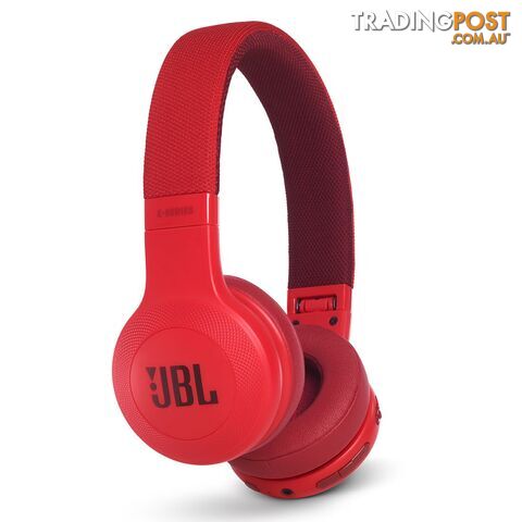 JBL E45BT On-Ear Wireless Headphones - Red - JBLE45BTRED - Red - 6925281918117