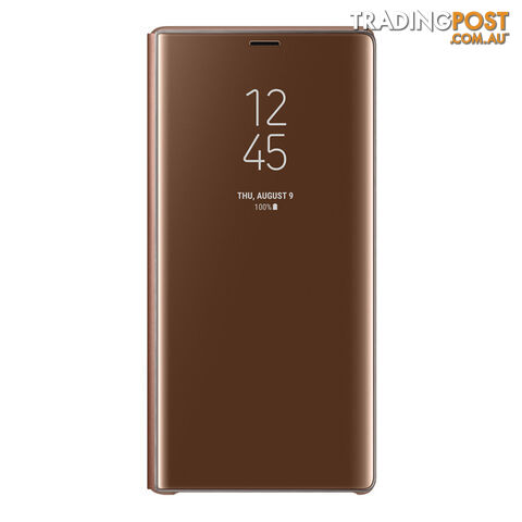 Samsung Galaxy Note 9 Clear View Standing Cover - Brown MPN: EF-ZN960CAEGWW